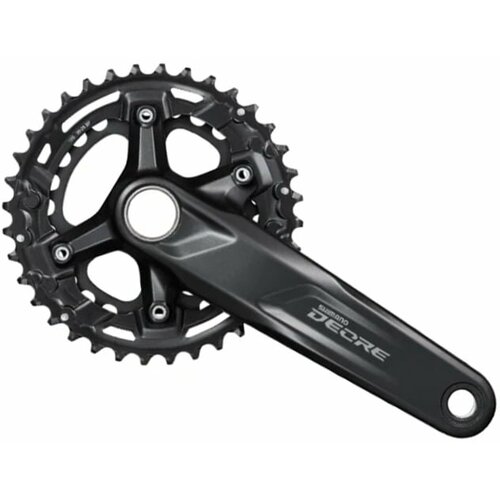 Шатун Shimano Deore М4100-B2 170 мм 2*10 скоростей EFCM41002BCX66 система deore m4100 b2 для 2x10ск 175мм ин вал 36 26t без каретк для cl 51 8мм