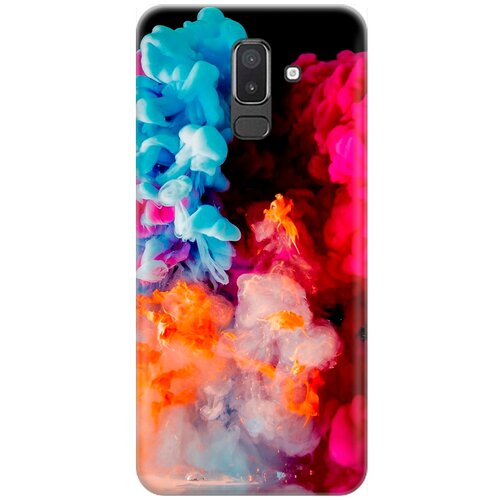 RE: PA Накладка Transparent для Samsung Galaxy J8 (2018) с принтом Разноцветный дым re pa накладка transparent для samsung galaxy a02 с принтом разноцветный дым
