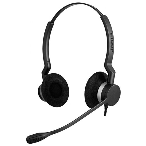 фото Проводная гарнитура jabra biz 2300 duo qd черный