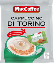 Растворимый кофе MacCoffee Cappuccino di Torino, с корицей, в пакетиках, 20 шт