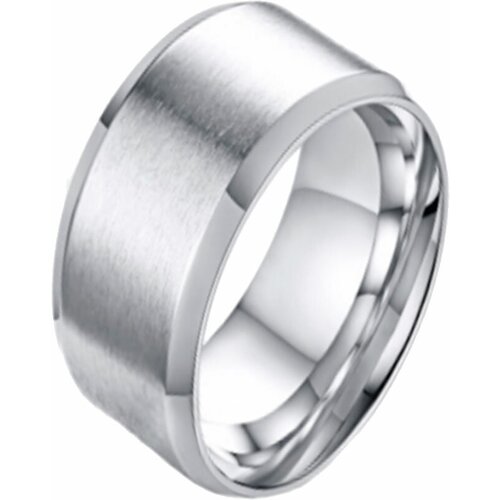 Кольцо DG Jewelry, нержавеющая сталь, размер 19, серебряный