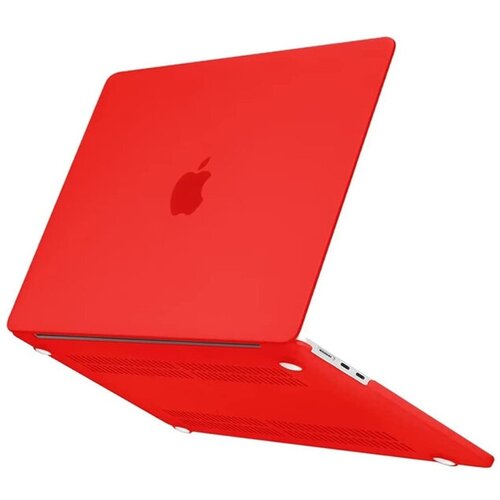 Чехол для MacBook Air 13.6 2022 2023 2024 M3 A3113 M2 A2681 Hard Shell Case красный