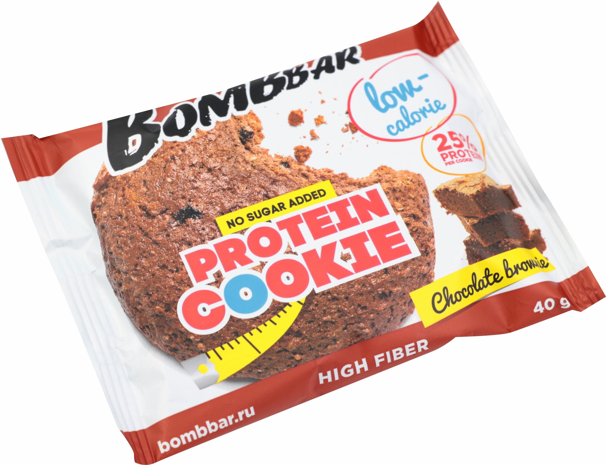 Печенье Bombbar неглазированное Шоколадный брауни 40г - фото №10