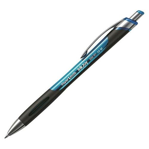 Ручка шариковая автоматическая INK JOY 550 RT 1 мм синяя резиновый грип ручка шариковая автоматическая синяя ink joy 100 rt 1мм
