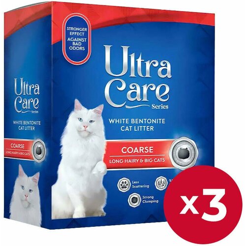 Ultra Care Coarse Long Hairy & Big Cats комкующийся наполнитель для кошачьего туалета для длинношерстных и крупных кошек