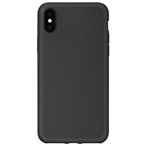 фото Чехол-накладка hardiz liquid silicone case для apple iphone xs max space gray