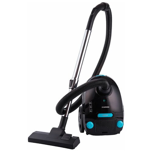 Пылесос Starwind SCB1112 1600Вт черныйголубой 457000₽