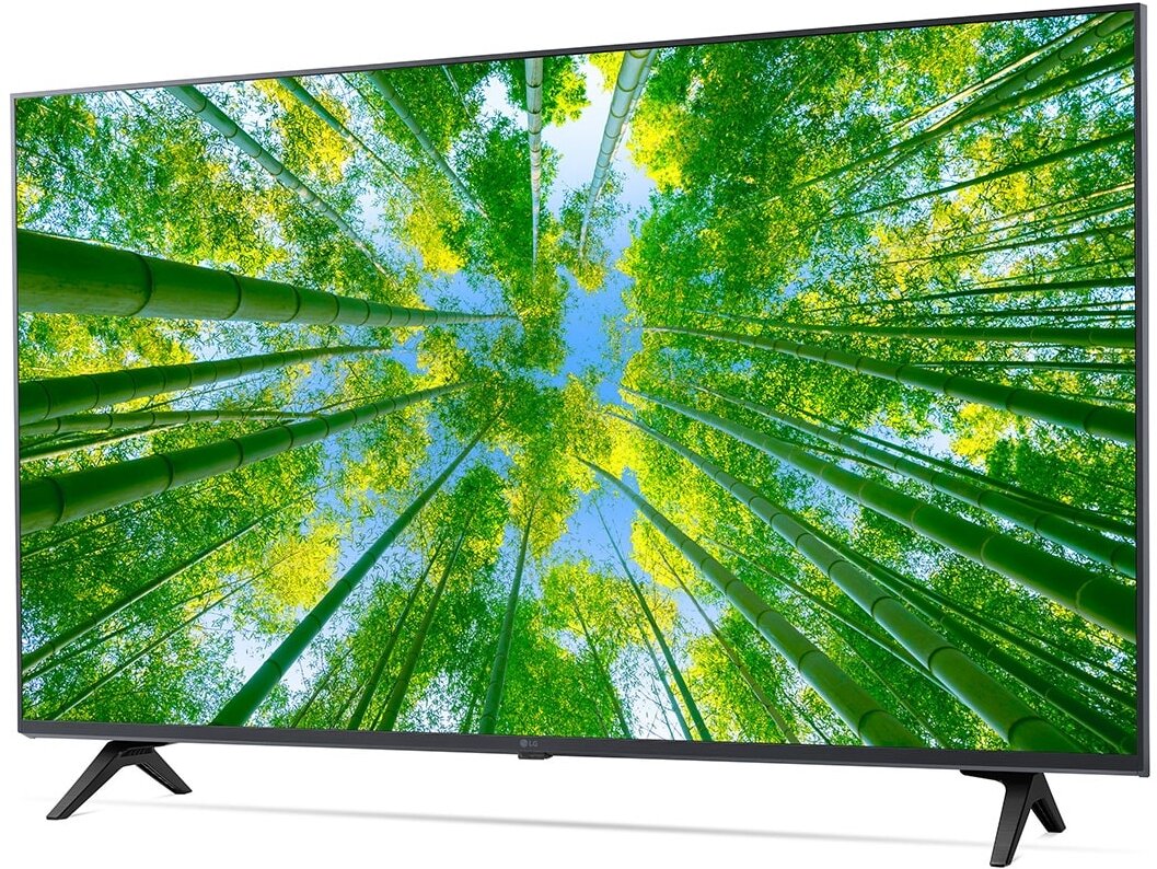 Телевизор LG 43UQ80006LB.ADKG, 43", 4K Ultra HD, темно-синий - фото №1