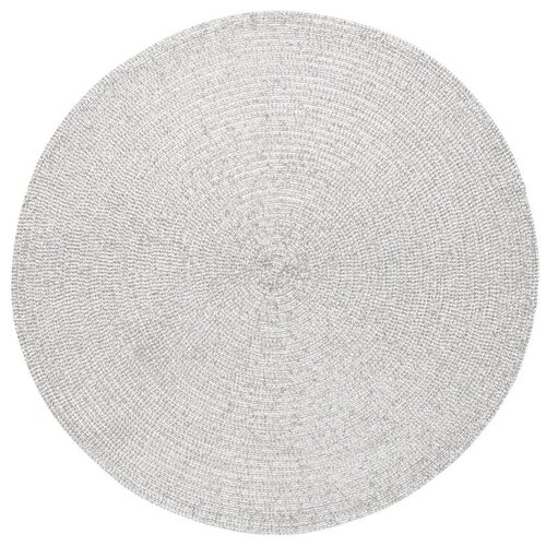 Салфетка подстановочная Harman круглая Harman Холидей 38 см, серебряная
