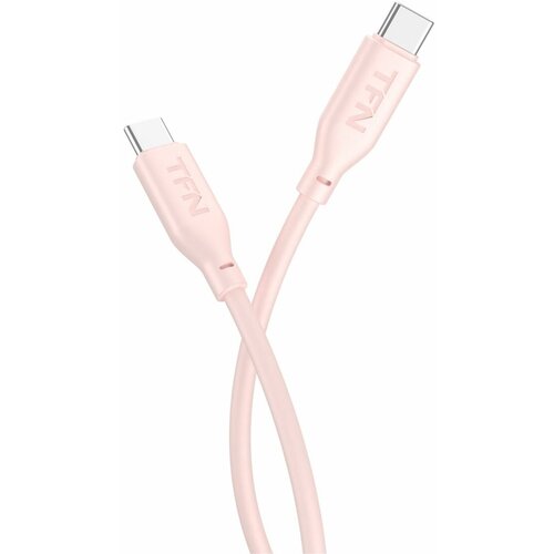 Кабель USB Type-C TFN TypeC-TypeC silicone 1.2m rose TFN-C-SIL-CC1M-RO кабель usb type c tfn typec typec silicone 1 2m white tfn c sil cc1m wh