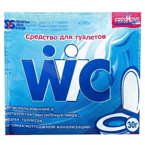 Средство для туалетов (для ведра-туалета, септика, выгребных ям) WC, 30 г