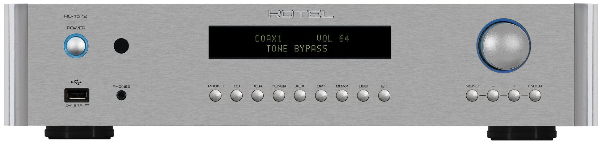    Rotel RC-1572, silver