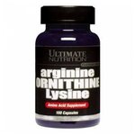 Аминокислота Ultimate Nutrition Arginine-Ornithine-Lisine - изображение