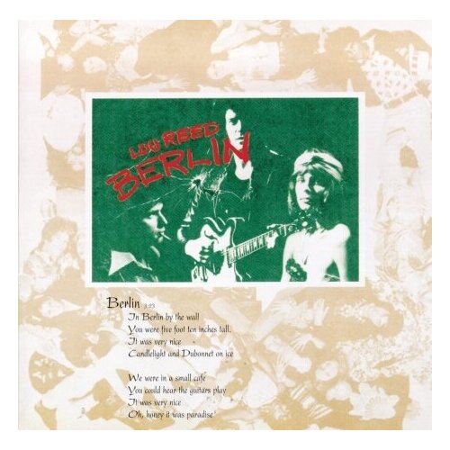 Lou Reed - Berlin виниловые пластинки rca lou reed berlin lp