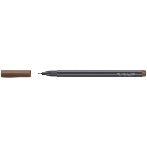 Faber-Castell ручка капиллярная Grip Finepen 0.4 мм, 151629, розовый цвет чернил, 1 шт.