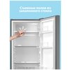 Фото #5 Холодильник Comfee RCB233LS1R, Low Frost, двухкамерный, нержавеющая сталь, GMCC компрессор, LED освещение, перевешиваемые двери