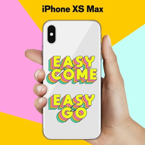 Силиконовый чехол Easy go на Apple iPhone Xs Max силиконовый чехол easy go на apple iphone 12 mini