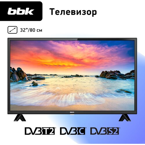 LED телевизор BBK 32LEM-1040TS2C черный 1319900₽