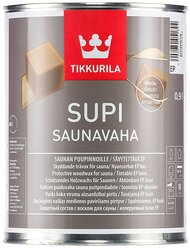 Воск Tikkurila Supi Saunavaha, бесцветный, 0.9 л