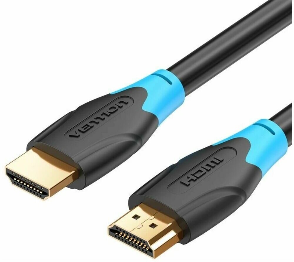 Кабель Vention HDMI High speed v2.0 with Ethernet 19M/19M - 2м Кабель Vention HDMI(m)/HDMI(m) - 2 м (AACBH) - фото №1