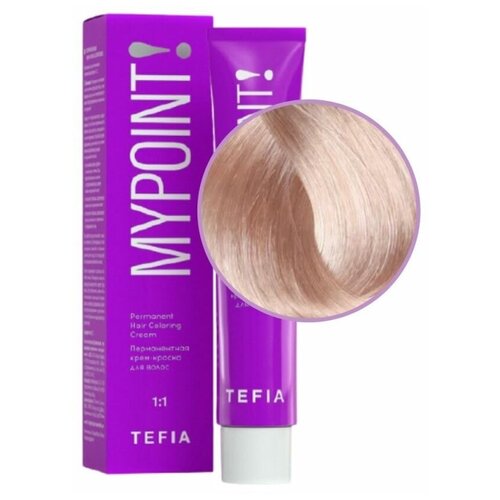 Tefia Mypoint гель-краска для волос Tone On Tone, 10.37 экстра светлый блондин золотисто-фиолетовый, 60 мл tefia mypoint гель краска для волос tone on tone 8 87 светлый блондин коричнево фиолетовый 60 мл
