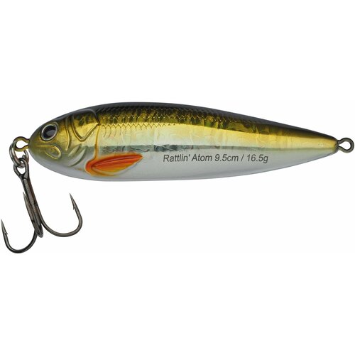 фото Блесна колеблющаяся abu garcia rattlin atom 9.5cm golden roach (1571179)