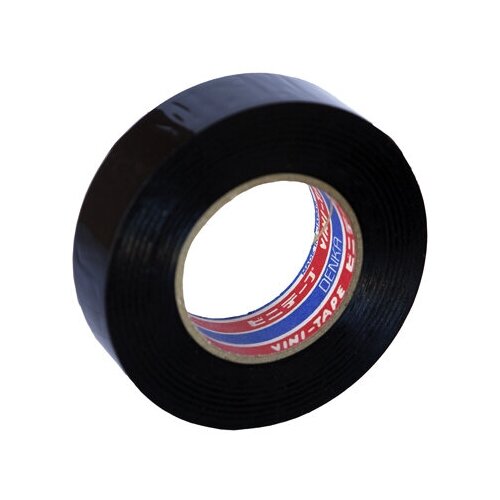 Лента изоляционная Denka Vini Tape, 19 мм, 9 м, черная арт. #102-Black 9m