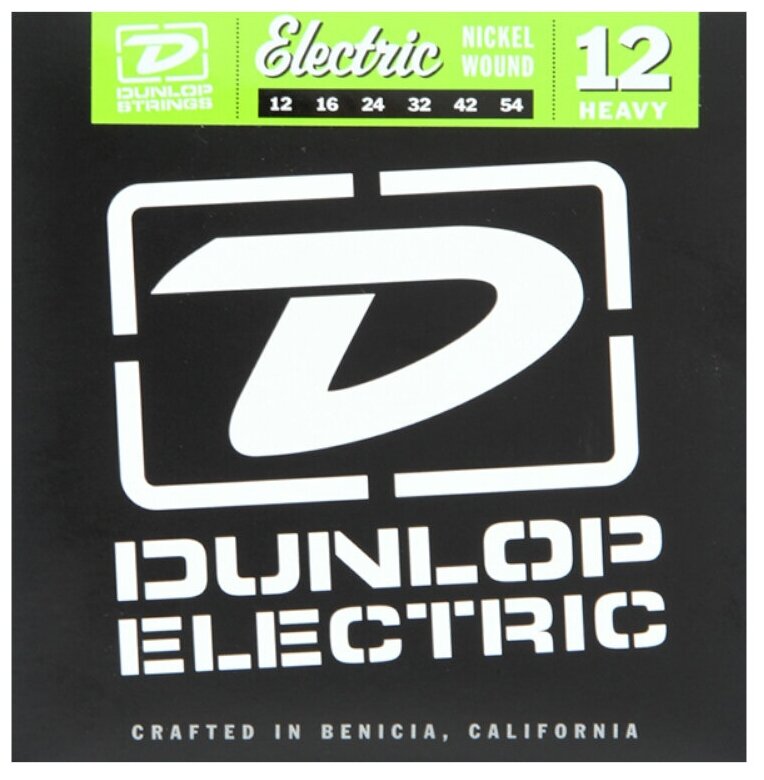 DEN1254 Комплект струн для электрогитары никелированные Heavy 12-54 Dunlop