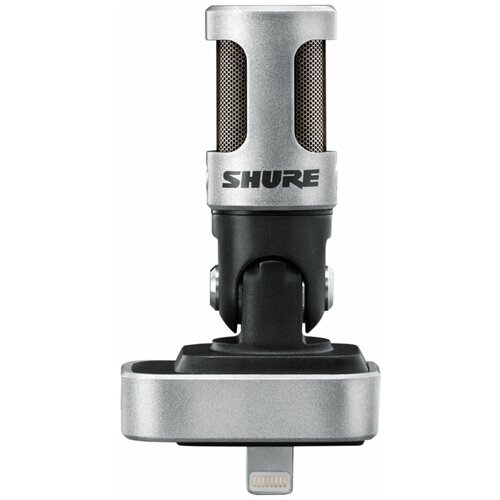 Микрофон проводной Shure Motiv MV88 разъем Lightning черныйсеребристый 2115900₽