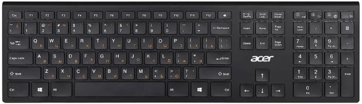 Клавиатура Acer OKR020, USB, черный
