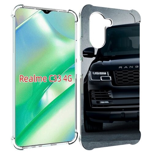 Чехол MyPads land-rover-ленд-ровер-1 мужской для Realme C33 4G задняя-панель-накладка-бампер чехол mypads land rover ленд ровер 1 мужской для blackview bv5200 задняя панель накладка бампер