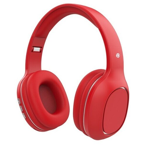 Наушники BH04 беспроводные полноразмерные микрофон 400 мАч до 20 часов красные 196200₽