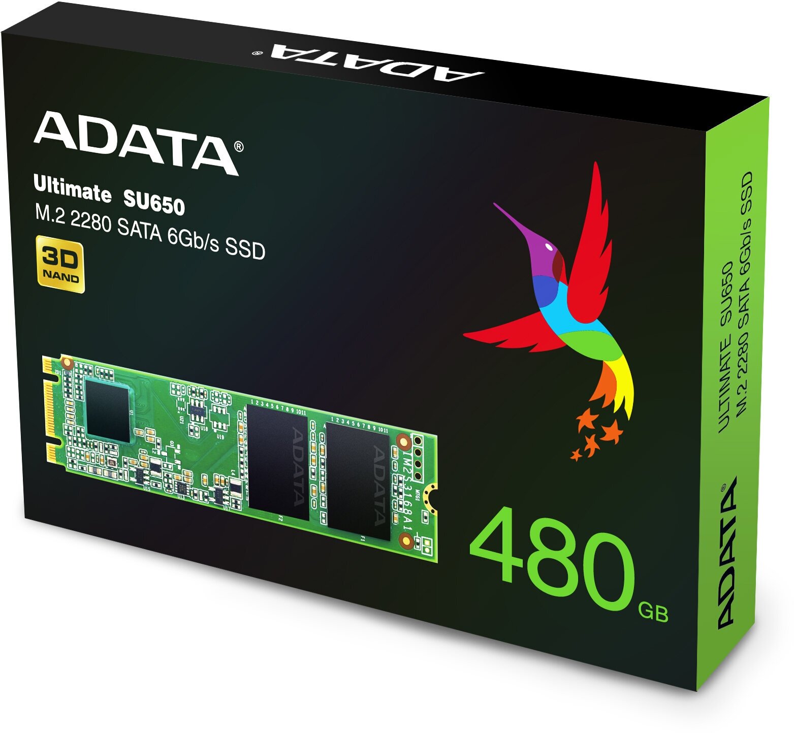 Твердотельный накопитель ADATA Ultimate SU650 480 ГБ SATA ASU650SS-480GT-R - фотография № 8