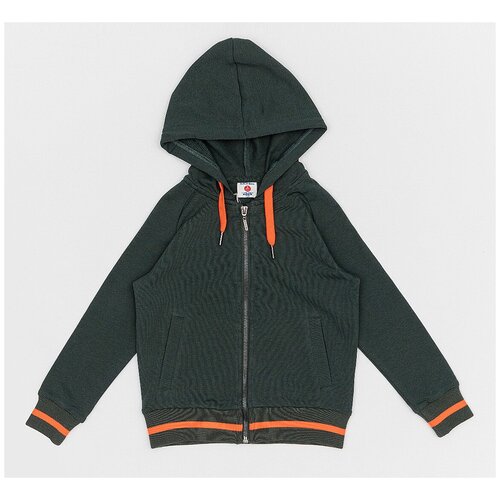 фото Толстовка button blue размер 104, зеленый