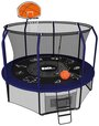 Каркасный батут Unix Line 10ft Supreme Game с баскетбольным кольцом 305х305х241 см