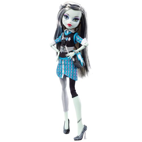 Кукла Монстр Хай Френки Штейн W2 бейсик выпускной, Monster High Basic schools out Frankie Stein