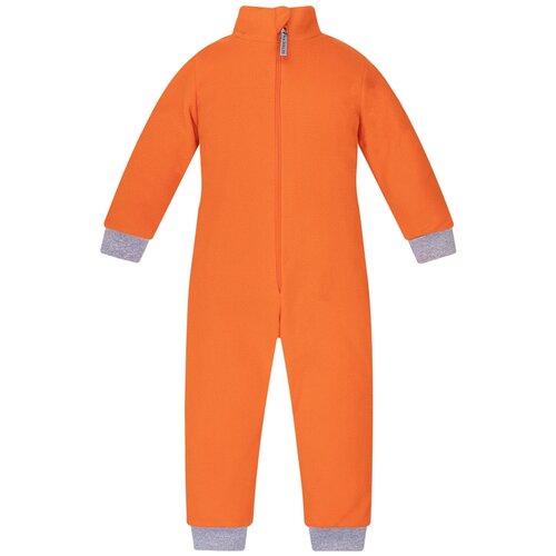 фото Комбинезон детский 279г(ш), утенок, флисовый, рост 104 см, оранжевый