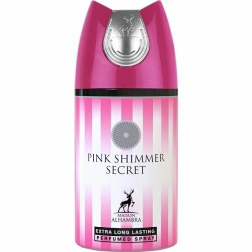 Женский парфюмированный дезодорант AL Hambra Pink Shimmer secret, 250 мл