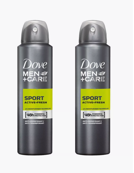 Антиперспирант Dove Men Sport, 250 мл х 2 шт