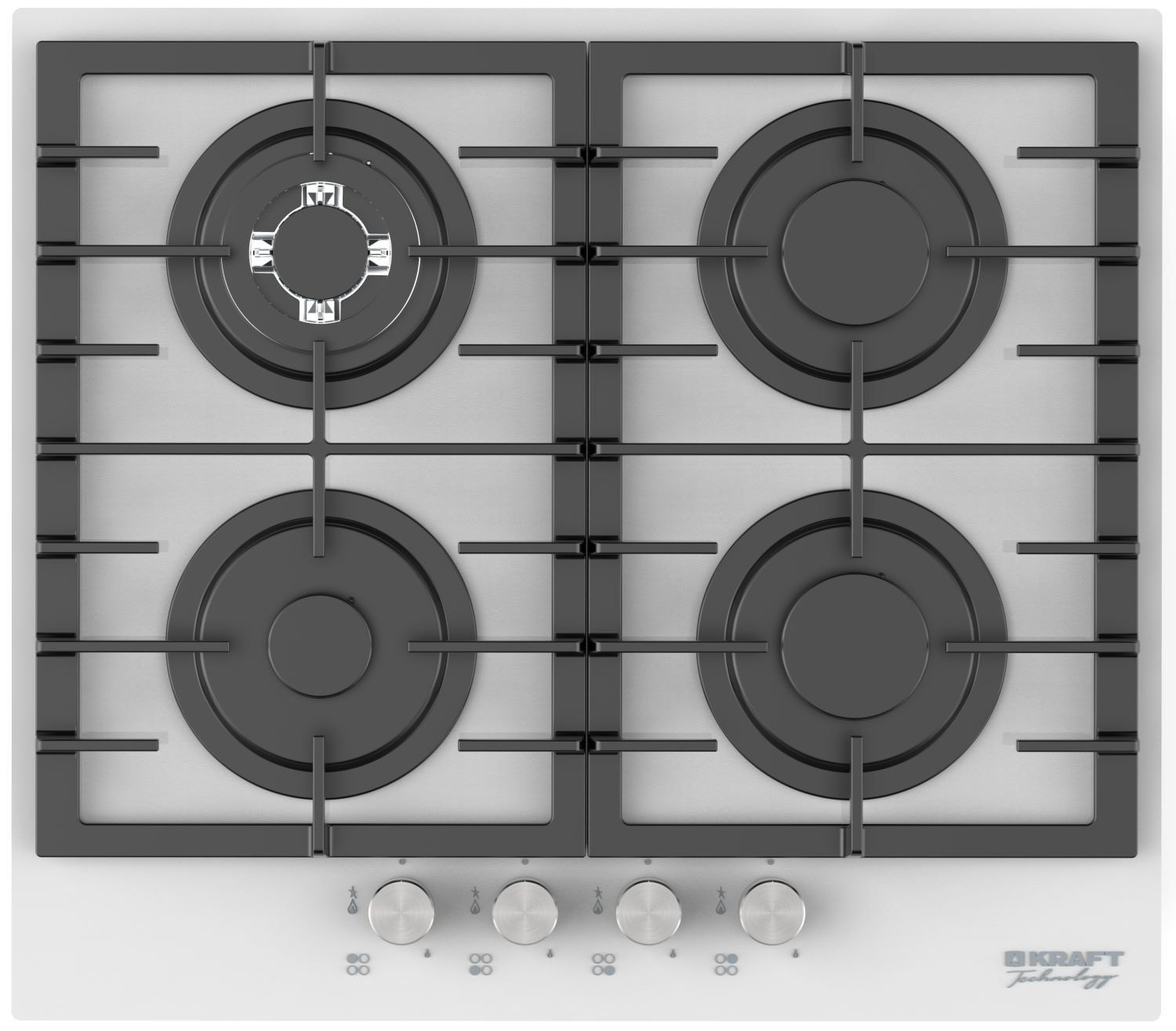 Газовая варочная поверхность KRAFT Technology TCH-HV6172WG
