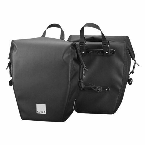 Сумка-полка Sahoo Shark Tiger, водонепроницаемая, для горного велосипеда, ПВХ, 10 л, черная