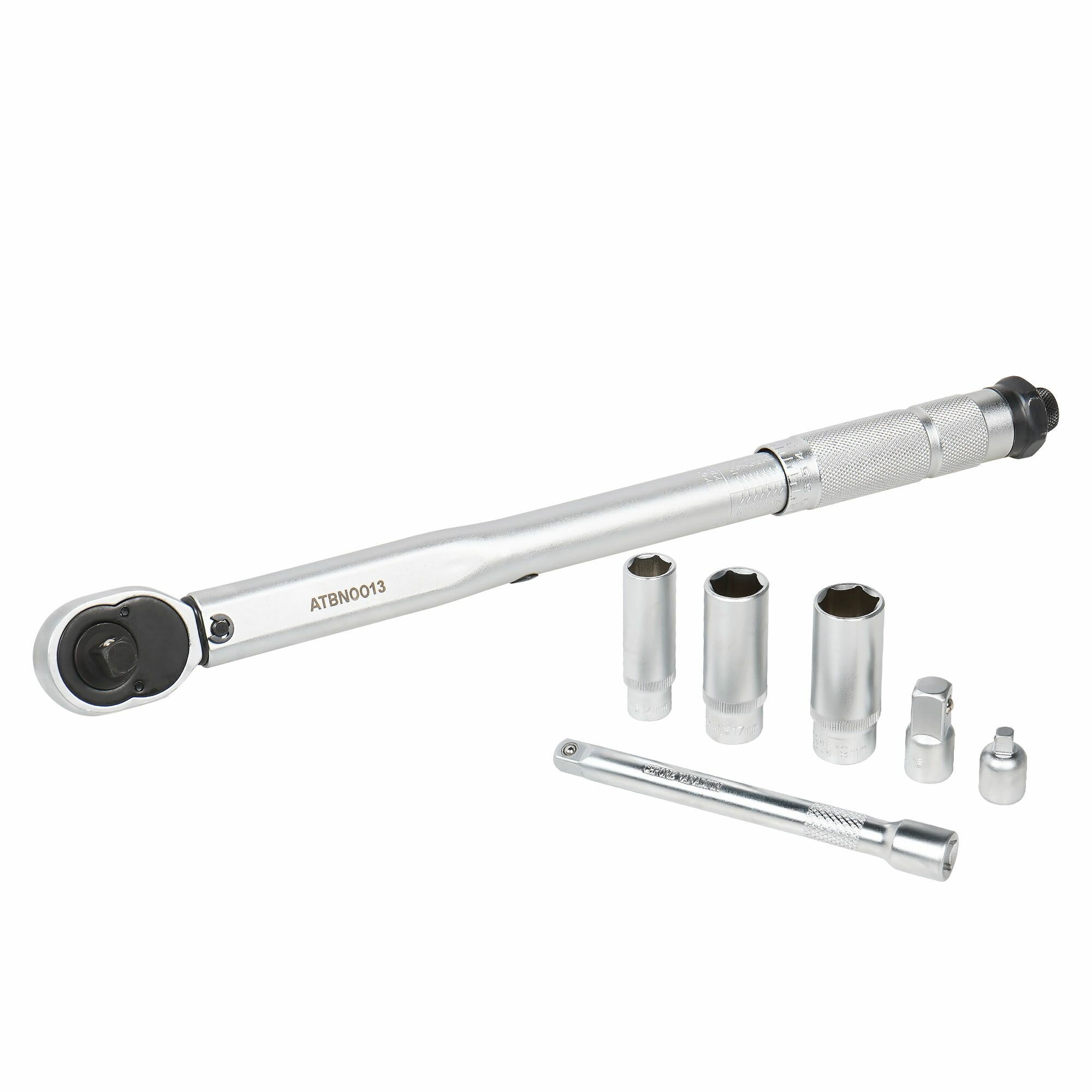Ключ динамометрический 3/8" 19-110Нм в кейсе, набор 6 предмета, Airline ATBN013