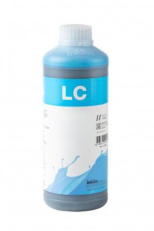 Чернила для Epson, InkTec E0010, Light Cyan, водные, 1л