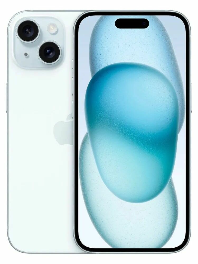 Смартфон Apple iPhone 15 128 ГБ nano SIM + eSIM Blue / Синий