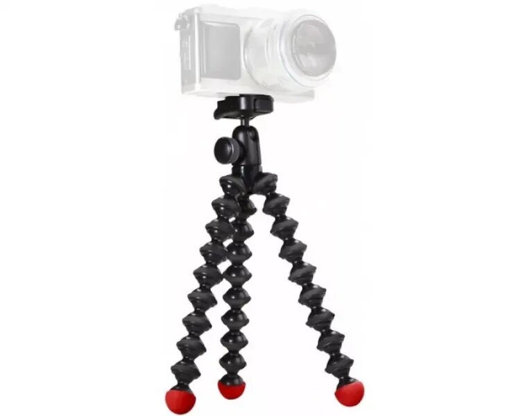Штатив Joby GorillaPod для фото и GoPro камер (черный/красный) - фото №1