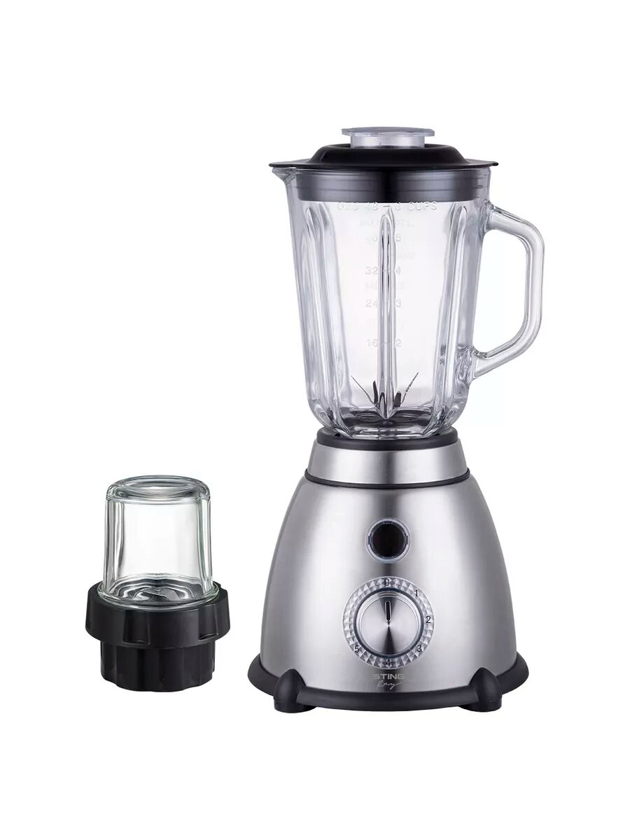 фото STINGRAY ST-KP2204B черный/сталь блендер стационарный