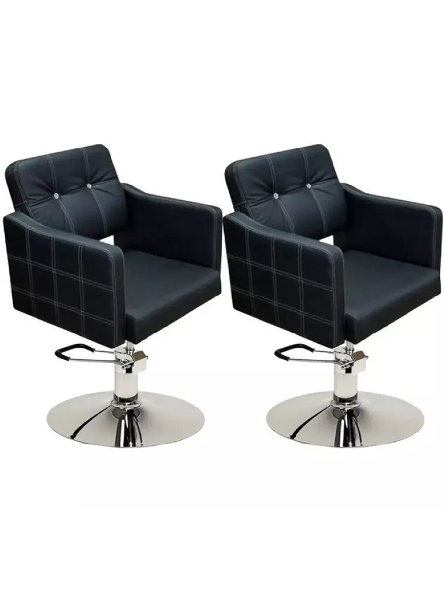 Парикмахерское кресло "А01 NEW" основание диск. — фото 1