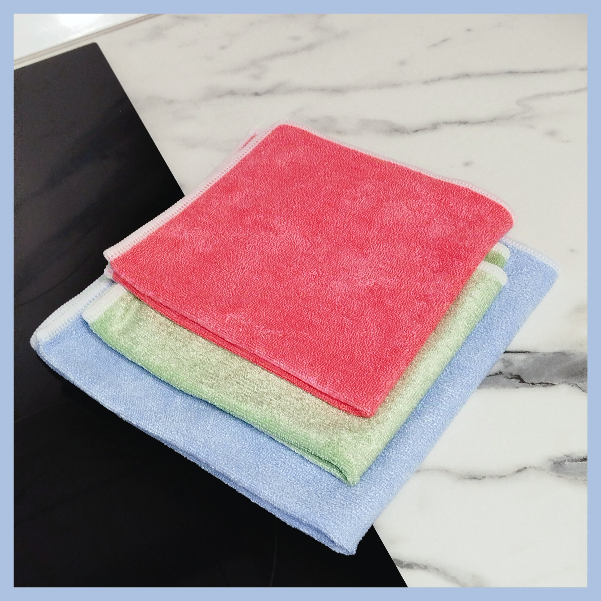 Набор салфеток Smart "Эколюкс" для уборки, 3шт, 2шт 32x31см, 1шт 40x40см — фото 1