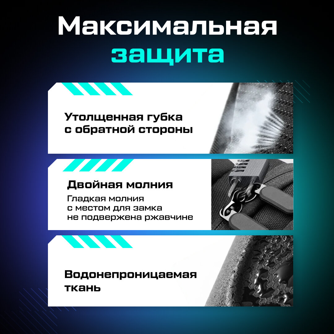 Сумка чехол через плечо JSAUX для портативной консоли Valve Steam Deck / OLED / Nintendo Switch / PS Porta — фото 1