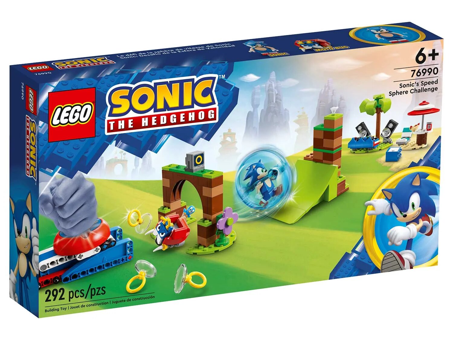 Конструктор LEGO Sonic the Hedgehog 76990 Вызов Сферы Скорости Соника
